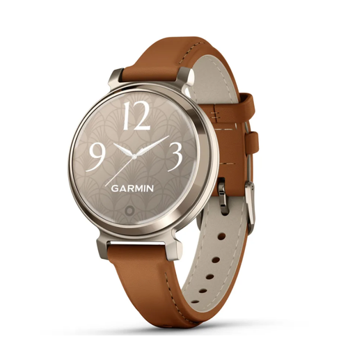 Смарт часы Garmin Lily 2 Classic Cream Gold with Tan Leather Band 5000000₽