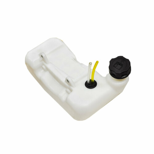Топливный бак для триммера с боковой горловиной в сборе с крышкой и топливным фильтром