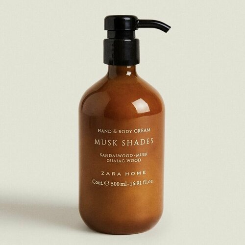 Zara Home MUSK SHADES 500 мл Крем для рук и тела 6500₽