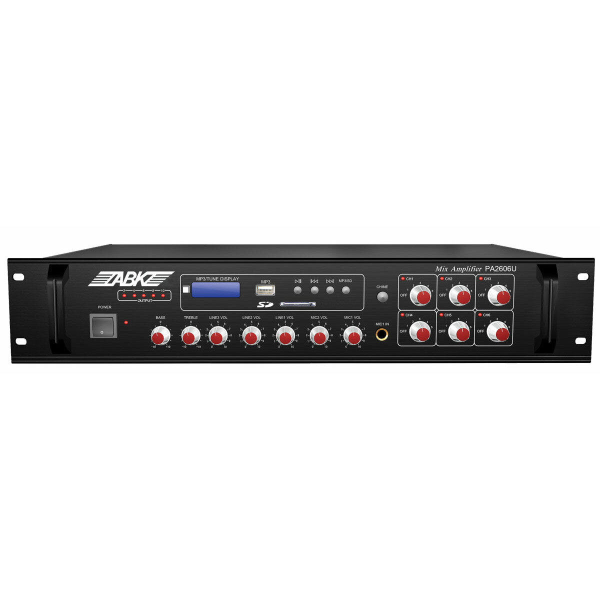 Микшер-усилитель ABK PA-2612U - фото №4