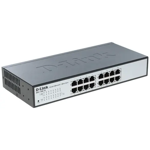 Коммутатор D-Link DES-1100-16 Switch 16 port 16UTP 10100Mbps 7212₽