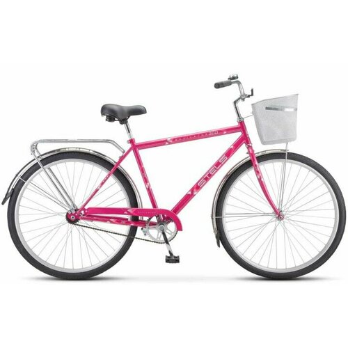 Велосипед городской Stels Navigator-300 C Gent 28 Z010 LU085341 LU093854 20 Малиновый 2022 корзина 11140₽