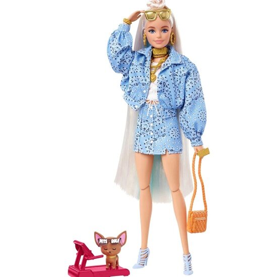 Кукла Barbie Экстра Блондинка в мини HHN08