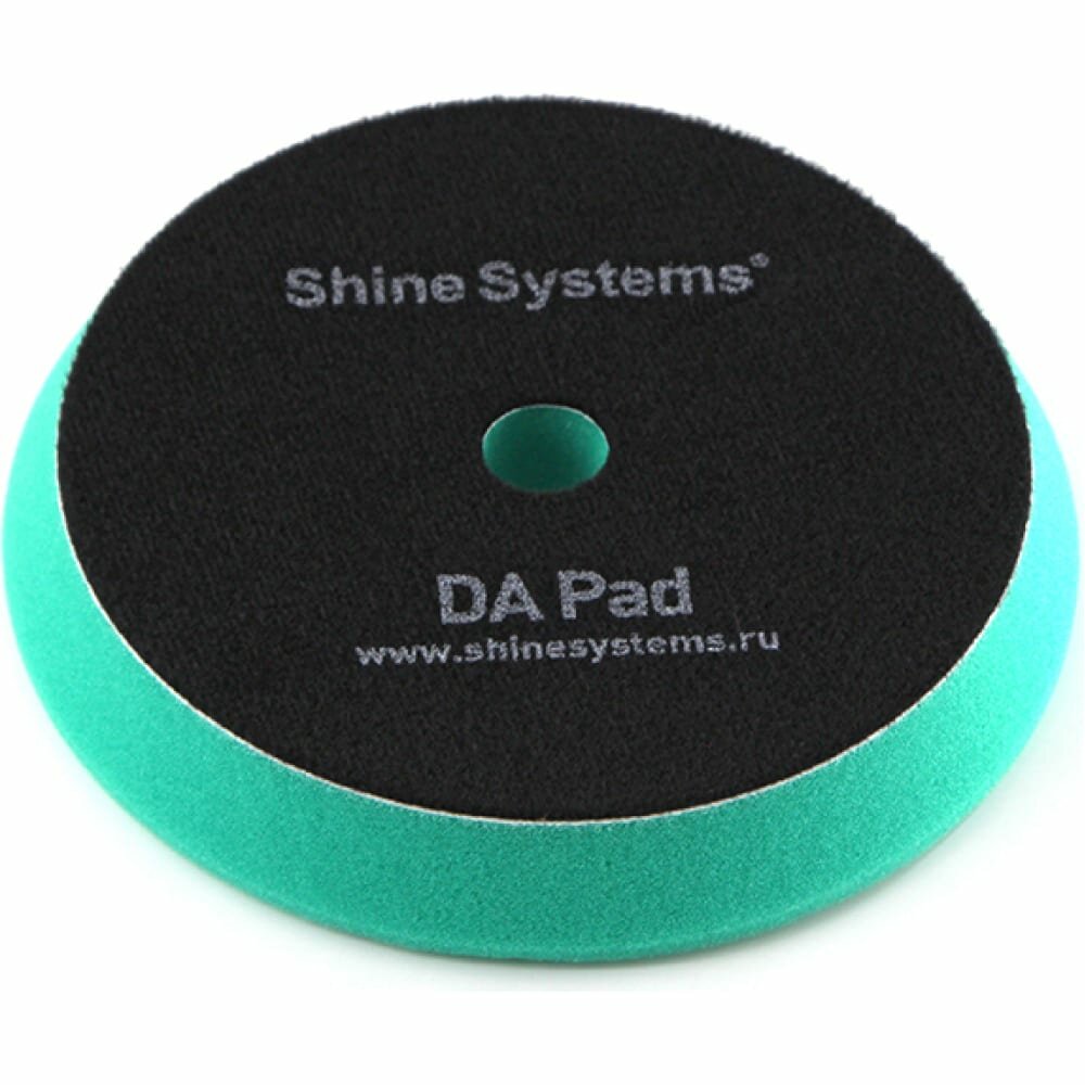 Круг полировочный экстра твердый зеленый "Shine Systems" DA Foam Pad Green 155мм. SS556