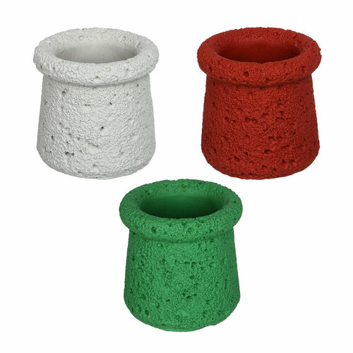 INBLOOM Кашпо бетонное 12х12х11см 3 штуки 2332₽