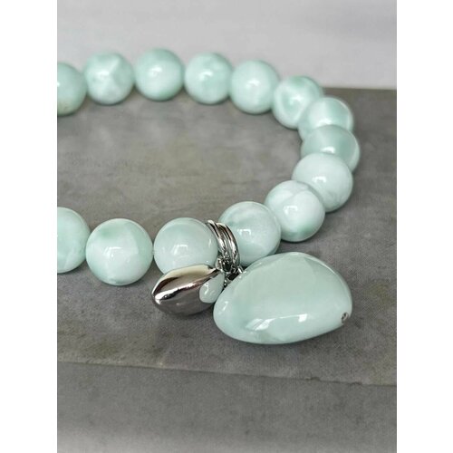 Браслет MARINS JEWELRY, зеленый, серебристый