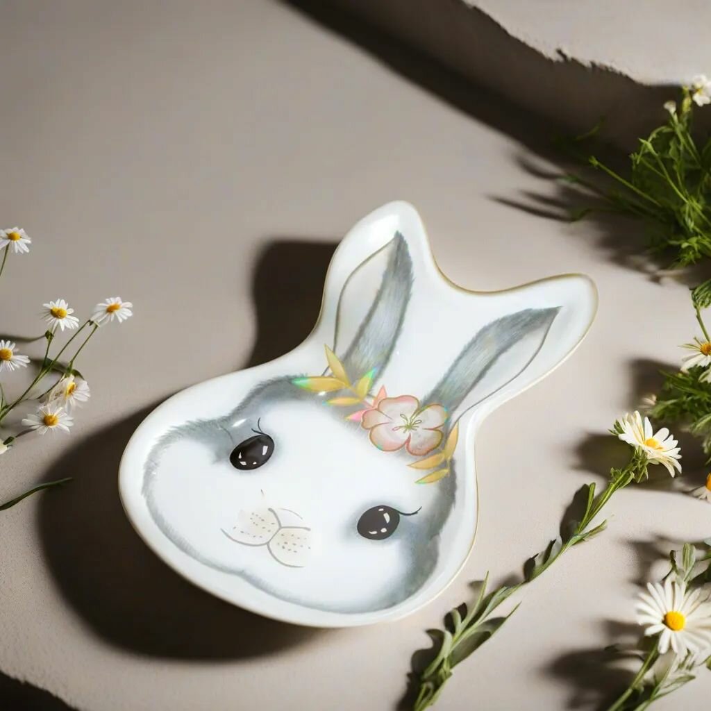 Блюдо сервировочное "Зайчик", 4 шт. — фото 1