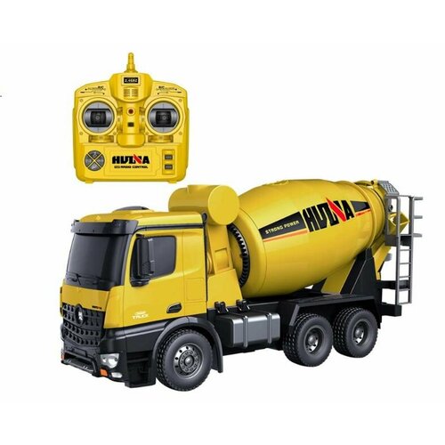Машинка радиоуправляемая строительная Бетономешалка 1:14 (свет, звук) в, 2 шт.