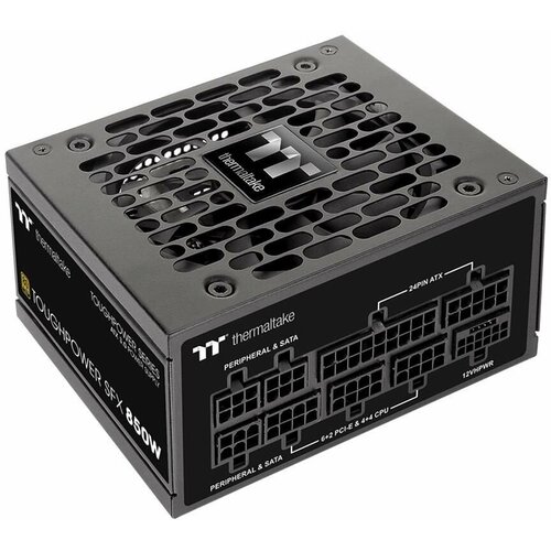 Блок питания Thermaltake SFX 850W Toughpower SFX850 Gen.5 80+ platinum 24pin APFC 90mm fan 3xSATA Cab Manag RTL черный
