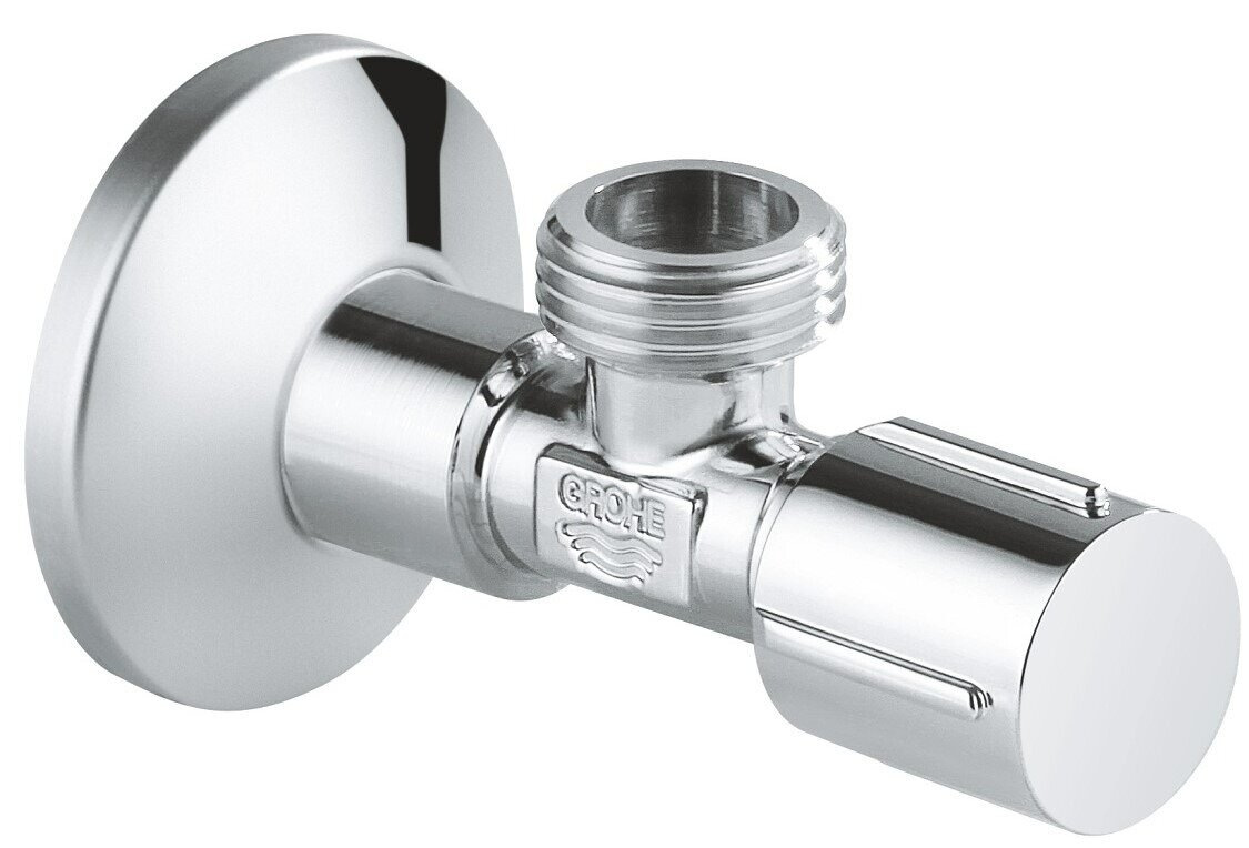 фото Угловой вентиль 1/2" GROHE, хром (22041001)