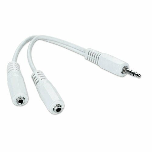 Шнур 35мм штекер стерео - 35мм 2 гнезда стерео 01м 599₽