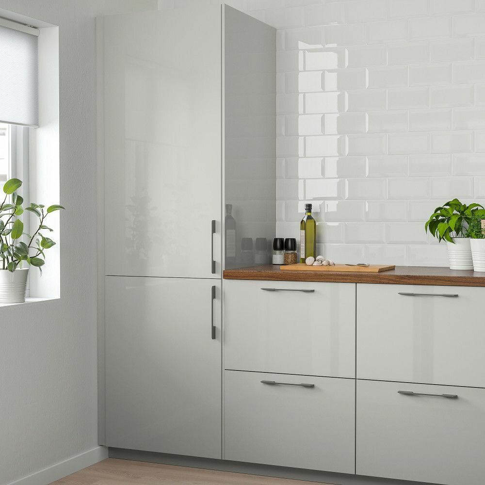 Фасад для кухни панель ящика IKEA RINGHULT рингульт 60x10 светло-серый 2шт