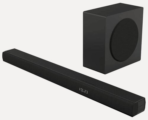 Изображение товара Саундбар Hisense HS3100, мощность 480 Вт, беспроводной сабвуфер, черный