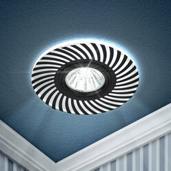 Светильник встраиваемый ЭРА DK LD32 точечный софит под лампу GU5.3 50Вт