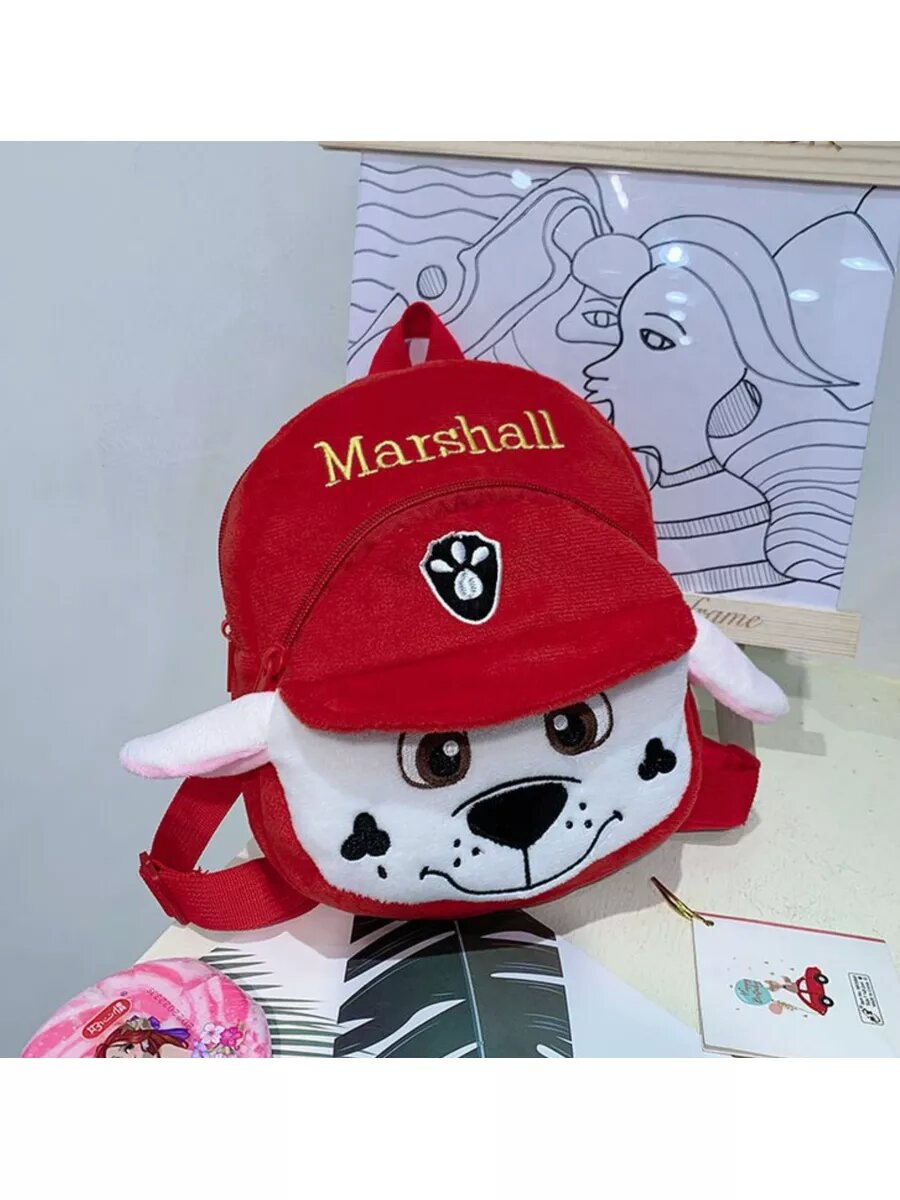 Рюкзак детский, из плюша для дошкольника - подарок — фото 1