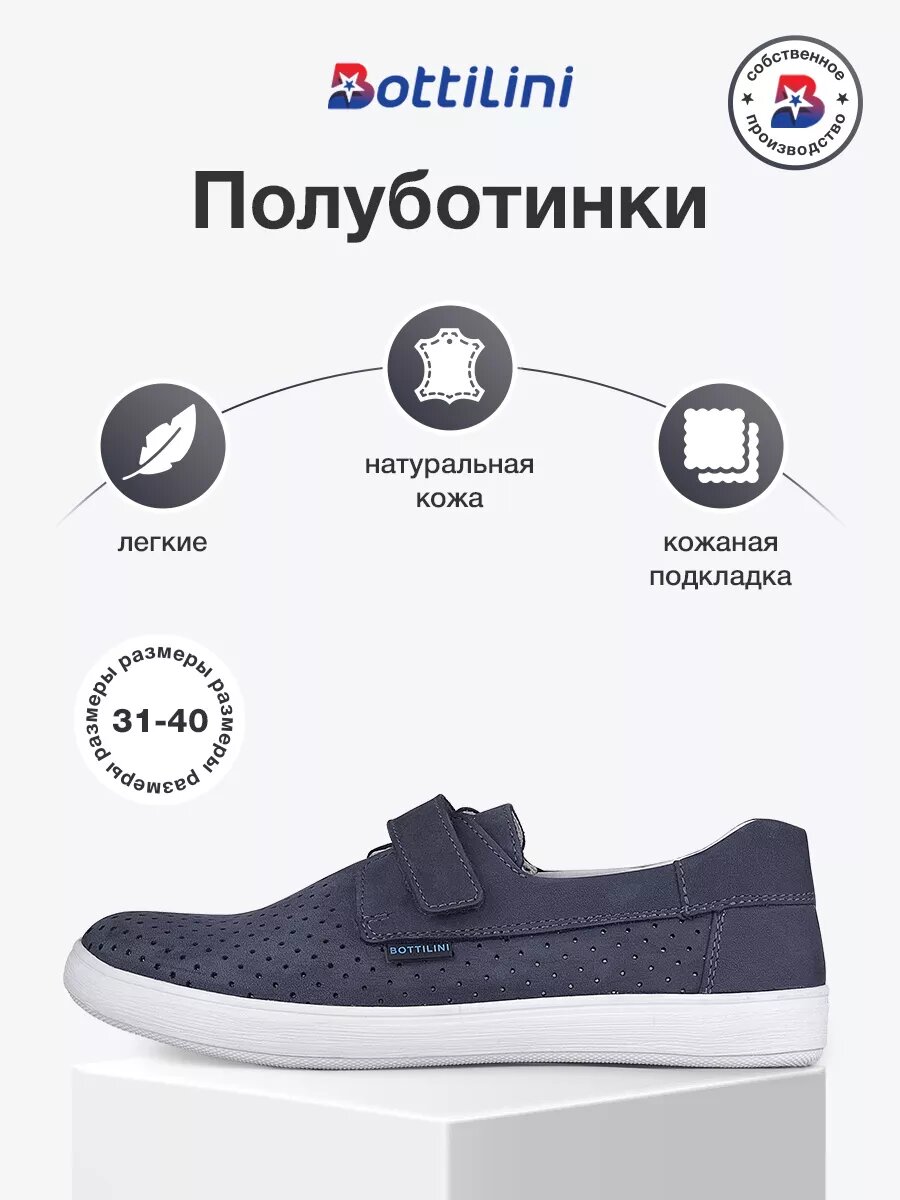 Туфли Bottilini, размер 38, , синий
