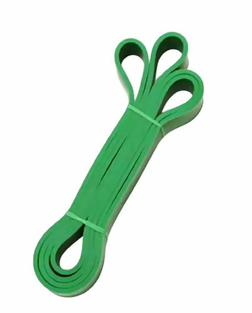 Фитнес-резинки / Ленточный эспандер / Эспандер ленточный нагрузка 10-25 кг цвет: Зеленый,