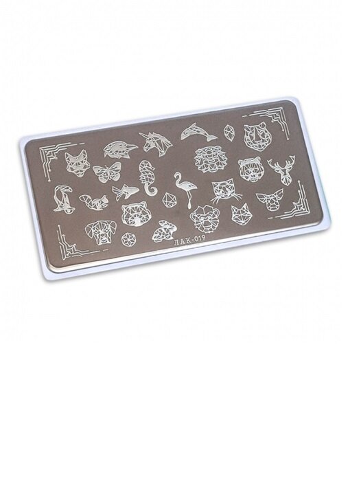 Пластина для стемпинга Лакshery №19