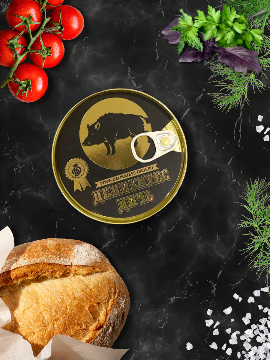 Тушеное мясо Кабана 325 грамм