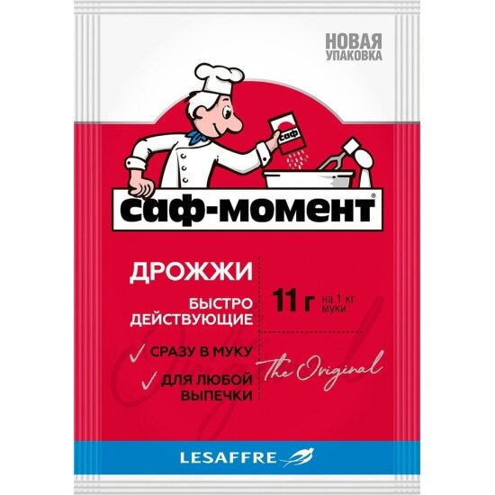 Дрожжи сухие саф-момент 11г
