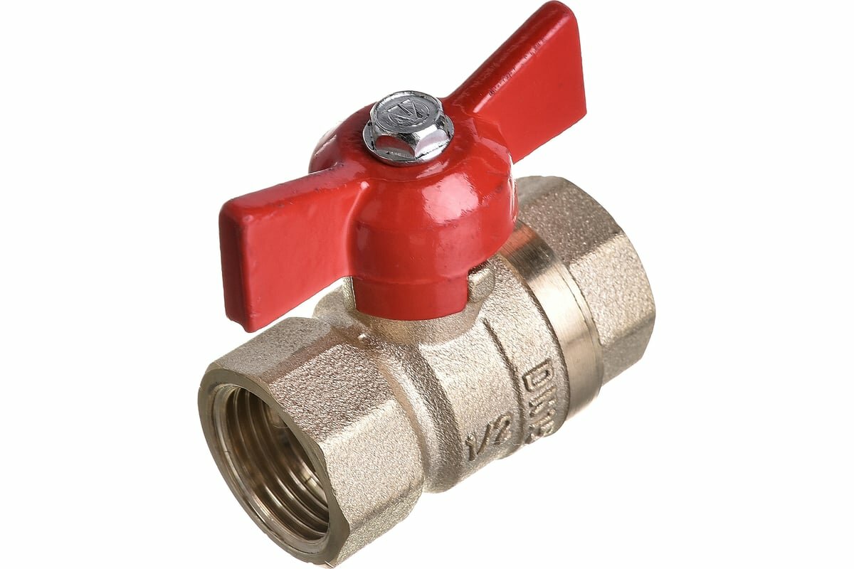 Шаровый кран VALTEC стандарт, рукоятка бабочка 1/2, вн.-вн. VT.122. G.04