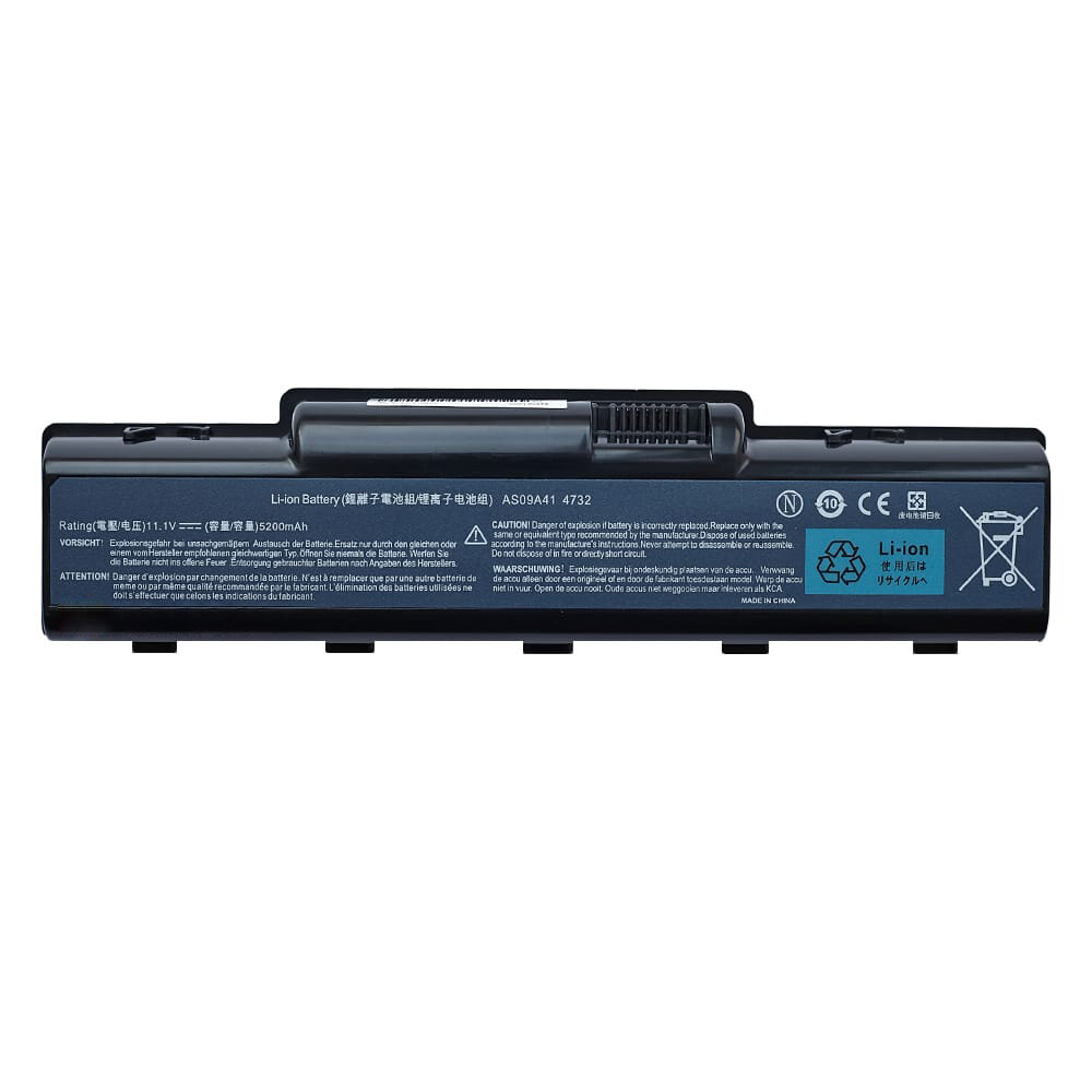 Аккумулятор для ноутбука Emachines E525 / Emachines E725 / Emachines E527 / Emachines G525 / Emachines E430 / Acer Aspire 5732Z / Packard Bell EasyNote TJ65 / Packard Bell EasyNote TJ75 / AS09A31 - батарея 5200mAh
