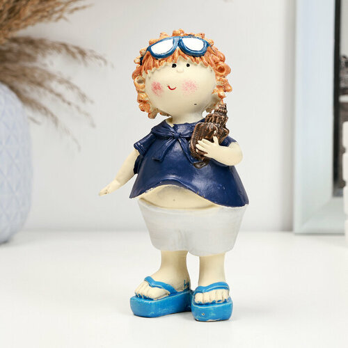 ФигураДевочка с ракушкой 8х7х15см Take IT Easy 10631804 970₽