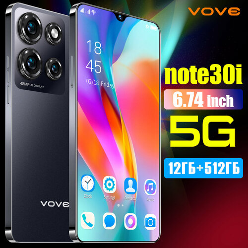 Игровой смартфон Note 30i 12512GB 674 IPS RU черный 11850₽