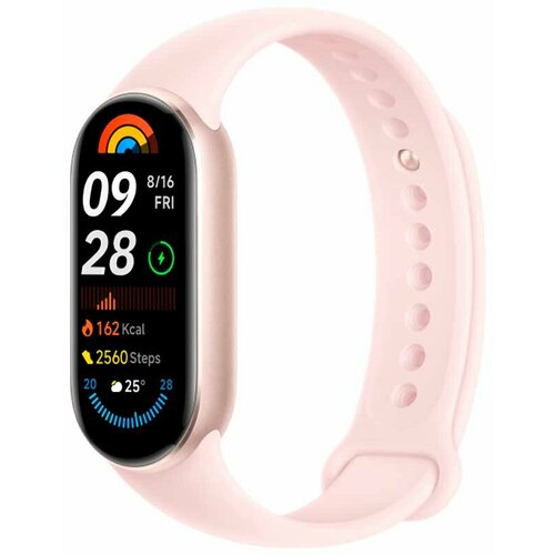 Фитнес-браслет Xiaomi Smart Band 9, Mystic Rose красный (розовый)