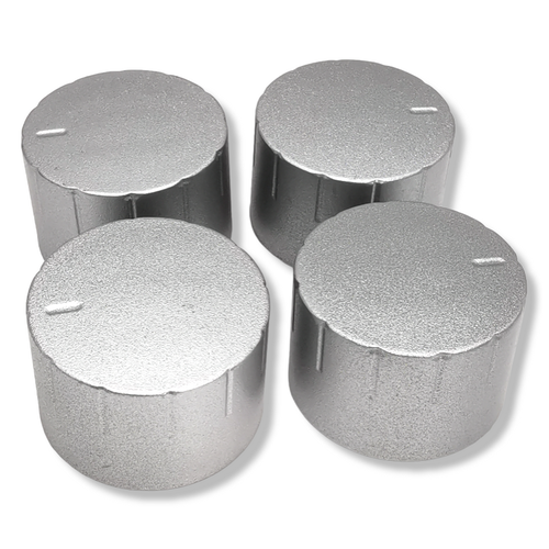 Ручки для плит Серебристые универсальные комплект 4 штуки диаметр 36мм высота 24мм 690₽