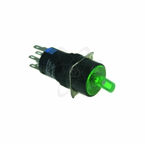 Переключатель SBS1-AY-22XD/31 D-16 зелен(LED) 230В 3 фиксир/положен 1-0-1(10 штук)