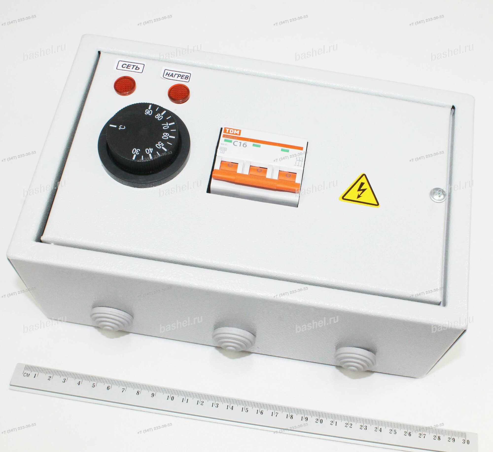 Пульт управления электроводонагревателем ПУЭВН-3/6кВт 380V