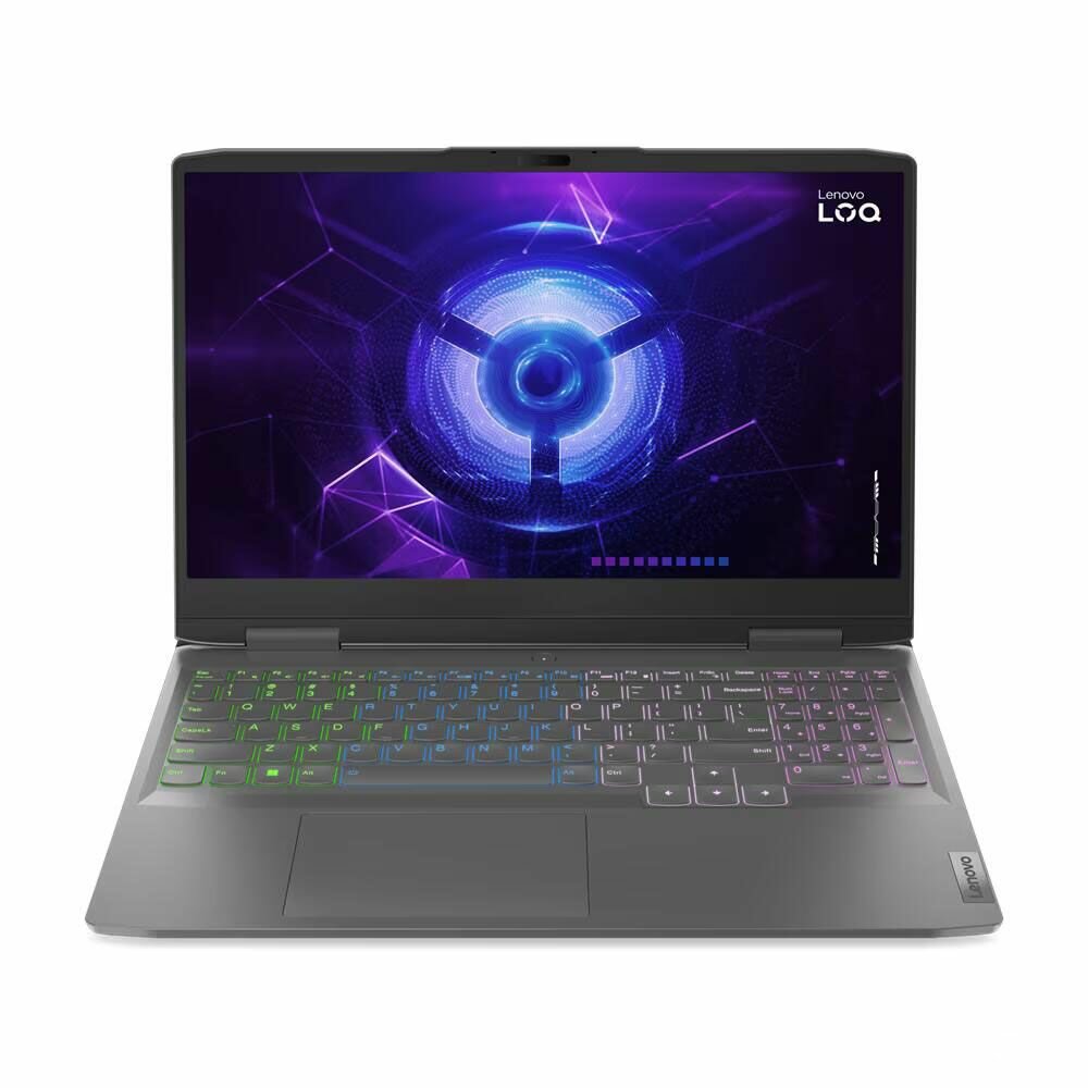 Ноутбук Lenovo LOQ 15IRH8 Intel Core i5-12450H/8Gb/SSD512Gb/RTX 4050 6Gb/15.6"/IPS/FHD/144Hz/NoOS/grey (82XV00QRRK)