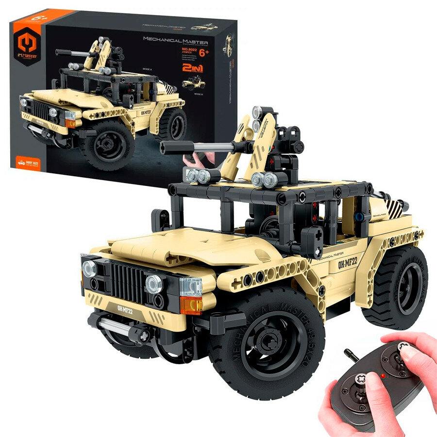 Конструктор iM.Master Штурмовой внедорожник (2 в 1) на радиоуправлении 8022
