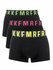 Мужские трусы хипсы (черный) набор 3 в 1 Bikkembergs MIX COLOR FLUO BKK1UTR16TR ...
