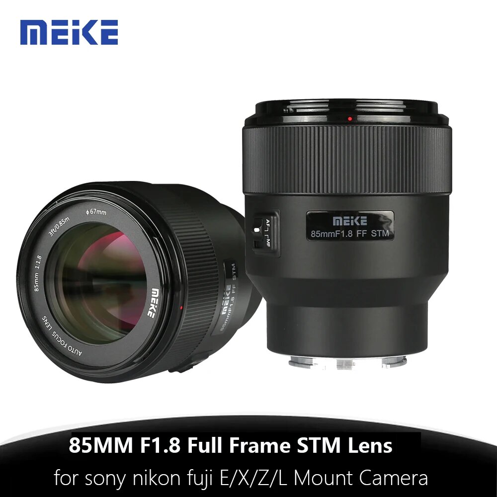 MEKE Meike AF 85 мм F1.8 STM объектив для Sony E Fujifilm X Nikon Z