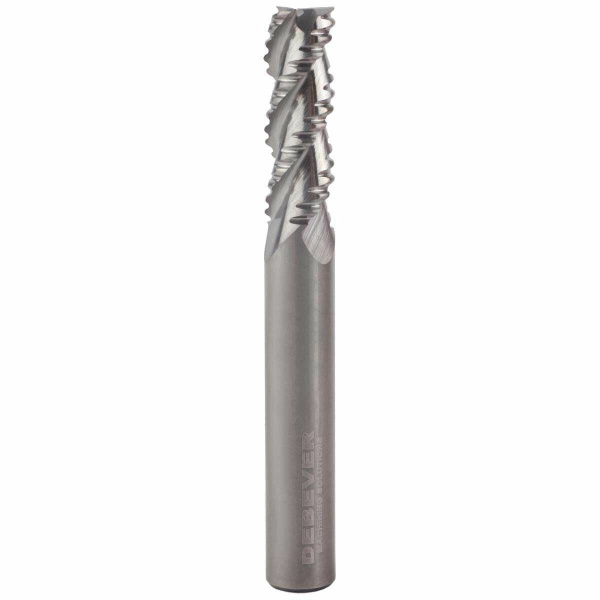 Debever Machining Solutions Фреза твердосплавная цилиндирическая, D 20 мм, Без покрытия, HRC55 DB-S-FRB20100Z3NC20