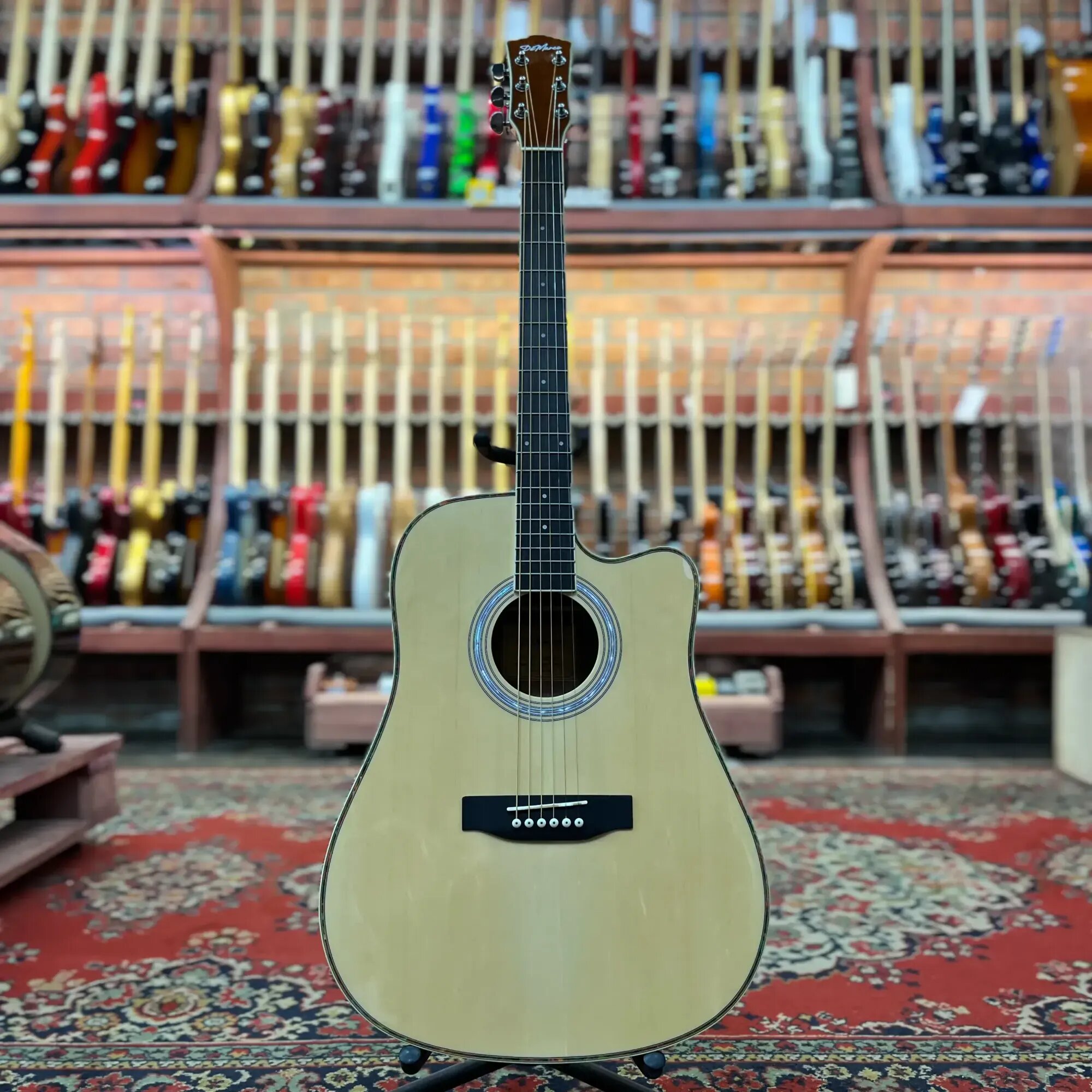 Акустическая гитара DeMarco DMED30C Dreadnought Gloss Natural — фото 1