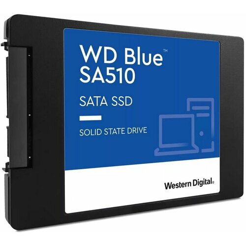 Внутренний SSD диск WD Blue SA510 25 1TB SA510 SSD 6Gbs WDS100T3B0A 10 4600₽