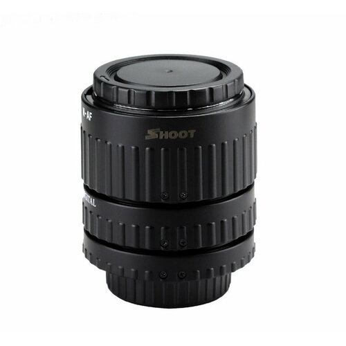 Макрокольца Shoot, автофокус, для Nikon F, пластик АБС, 12/20/36 мм