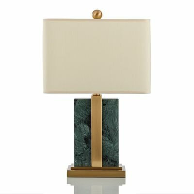 Настольная лампа зеленая My Interno Kingston 38 63 см  MAI HE MAI