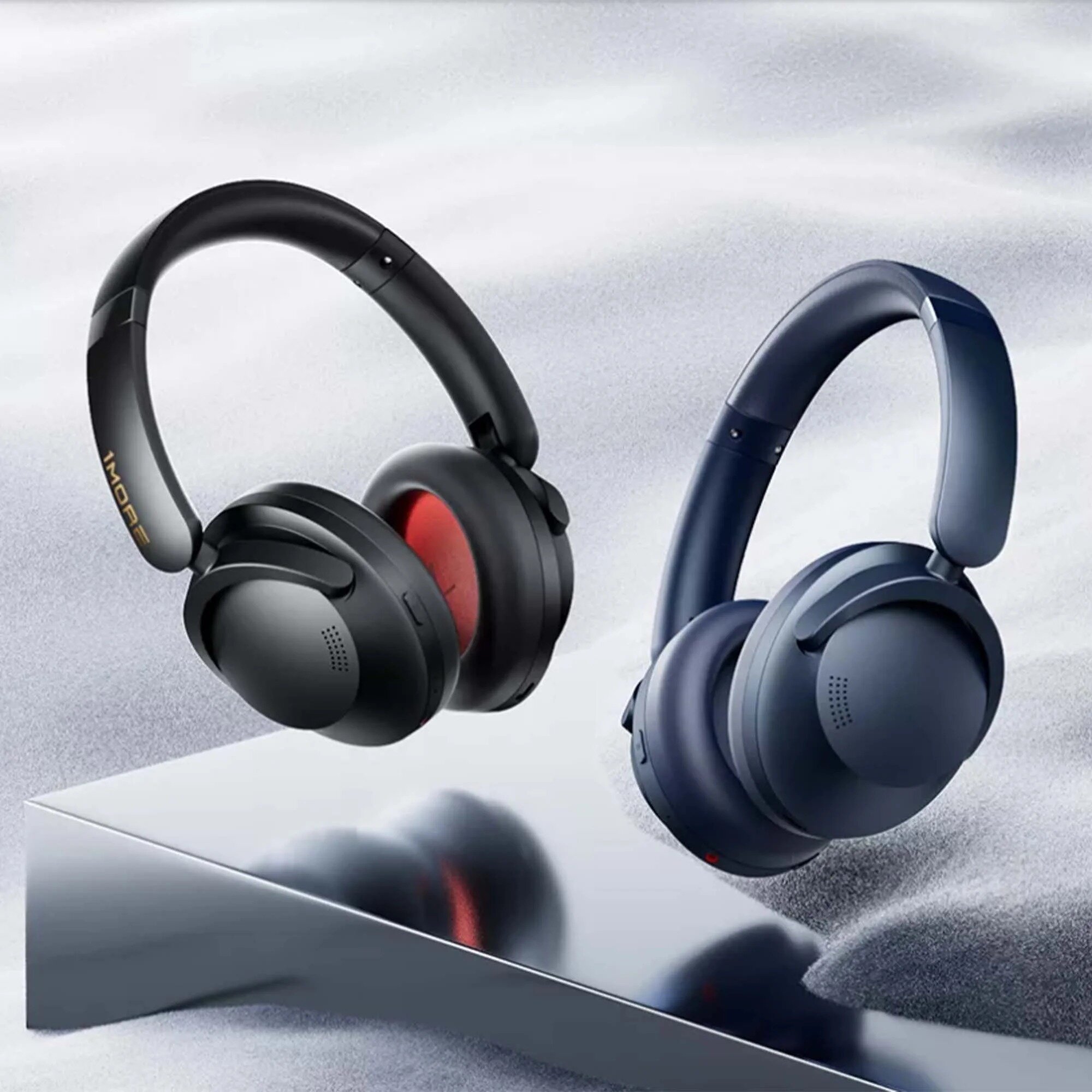 Беспроводные наушники 1MORE SonoFlow PRO HQ51, black, ANC, Hi-Res Audio, черные — фото 1