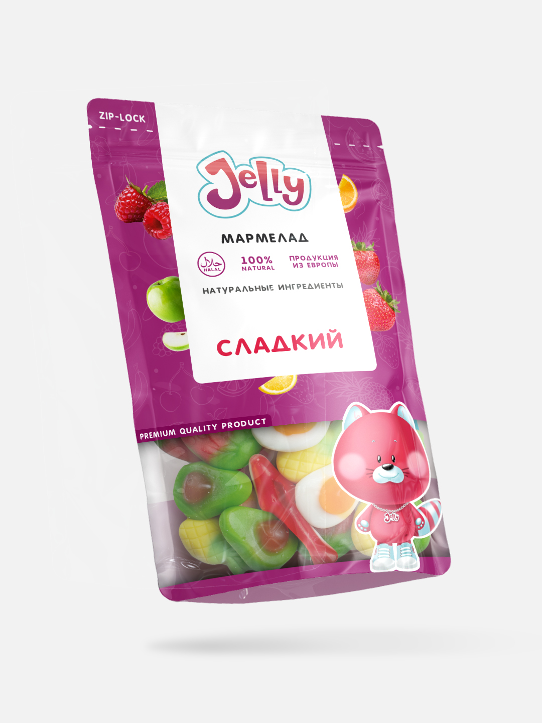 Набор сладких мармеладок от Jelly 140г, Сладкий набор из Европы — фото 1