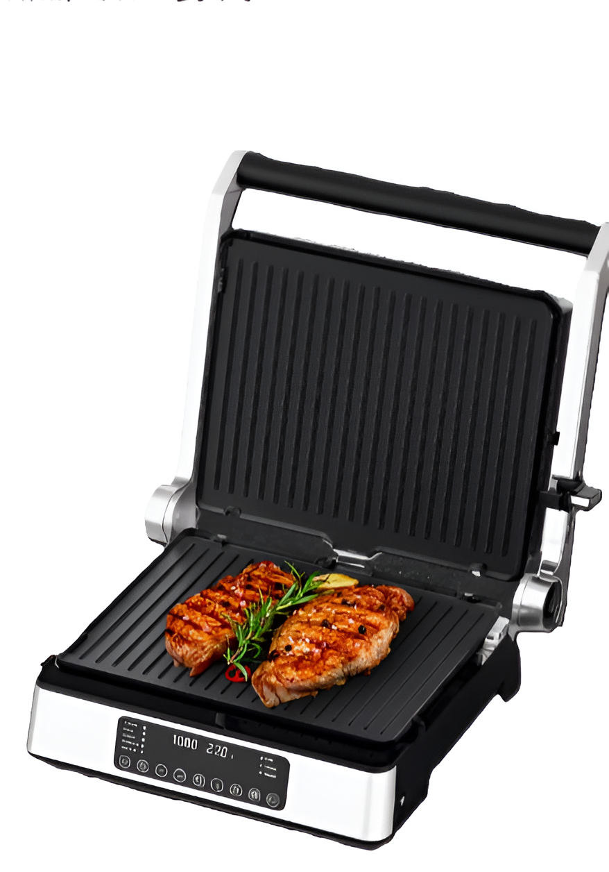 Гриль ORVICA, электрический, мощность 2800Вт, разворот на 180°, многофункциональный