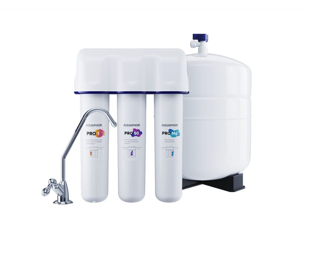 Водоочиститель Обратный осмос Аквафор осмо Pro 050-3-А-М Аквафор осмо про 50