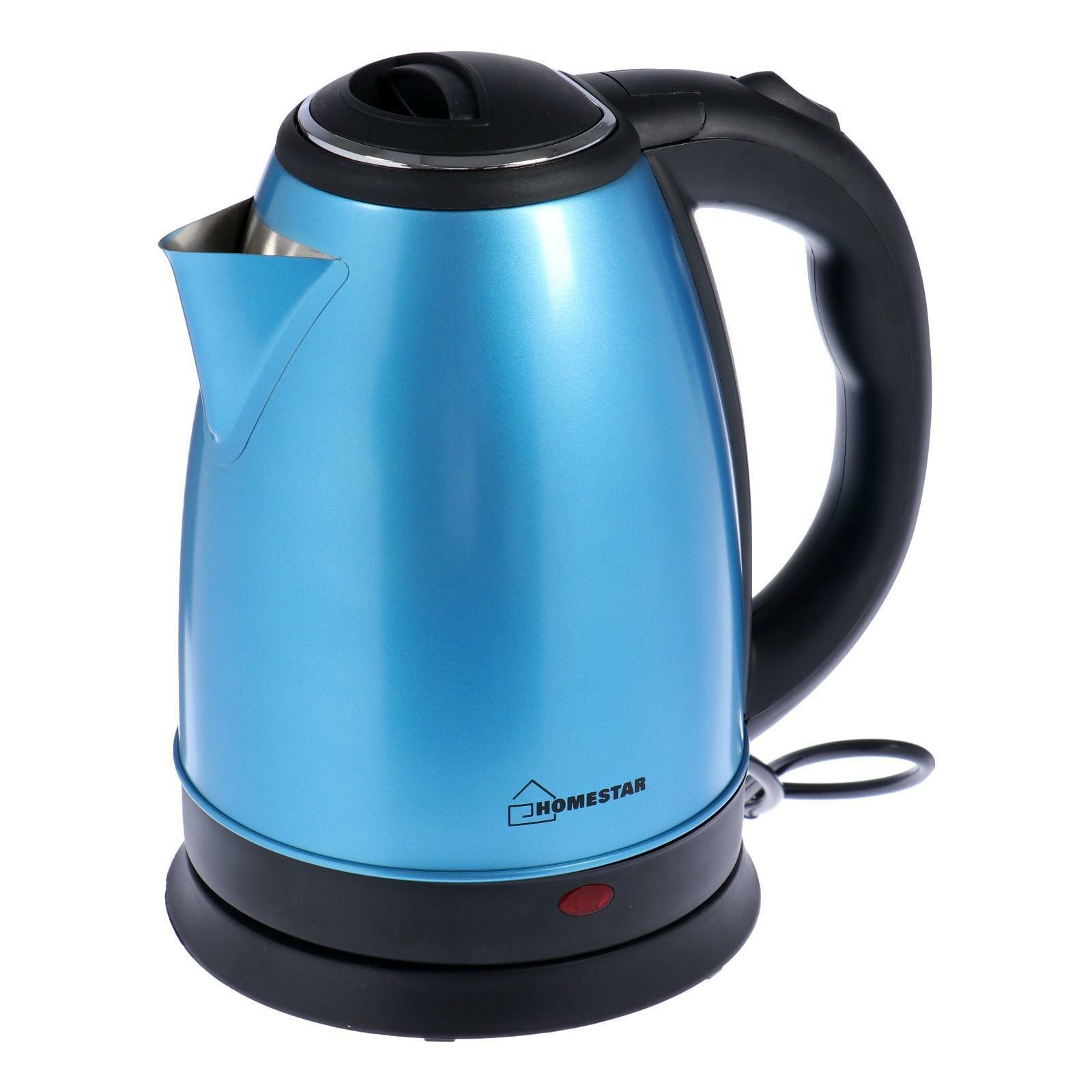 Чайник электрический HOMESTAR HS-1010 металл 1.8 л 1500 Вт синий