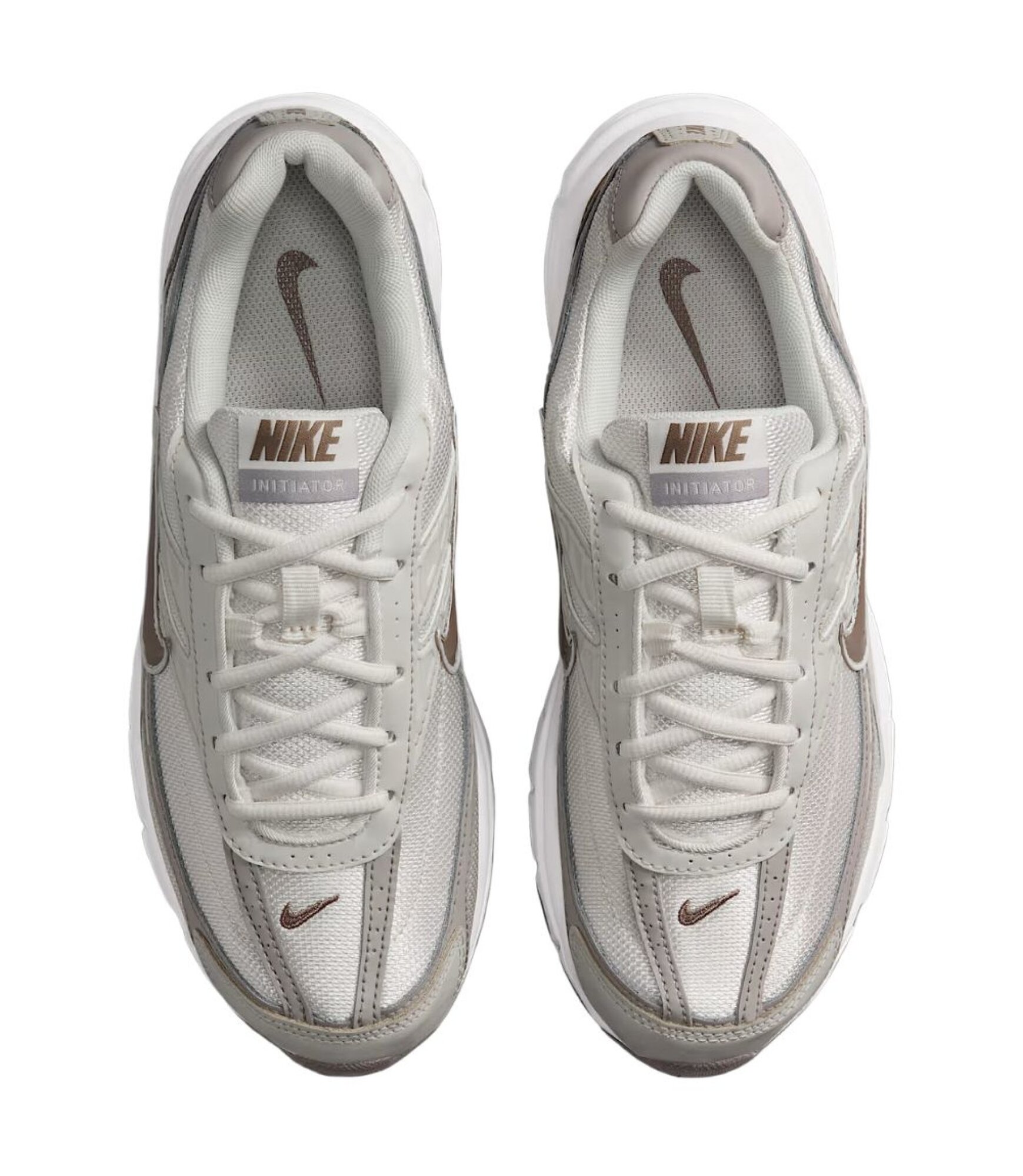 Кроссовки NIKE Initiator, размер 10 US, бежевый, серый — фото 1