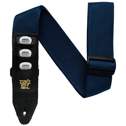 фото Ремень для гитары ernie ball 4236 pickholder navy p04236