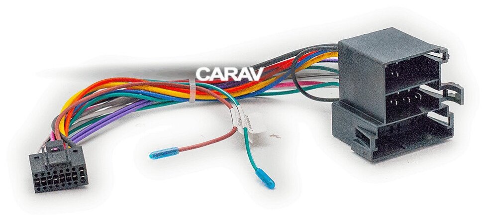 Комплект проводов для подключения Android автомагнитолы 16-pin на а/м PEUGEOT / Питание + Динамики + Руль Mini-ISO CARAV 16-024