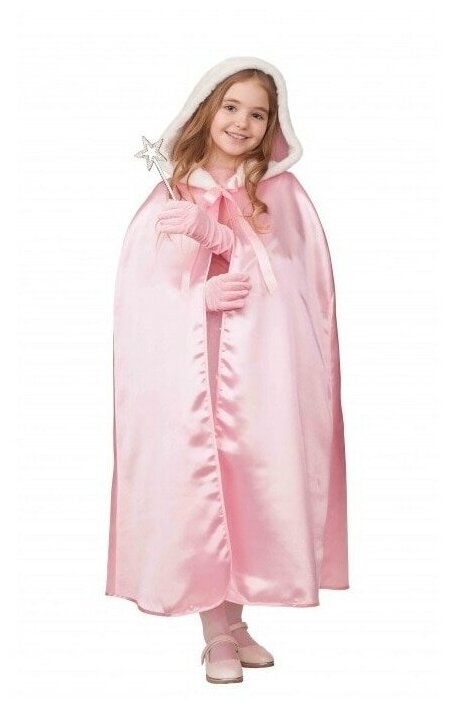 Плащ Принцессы розовый сатин — фото 1